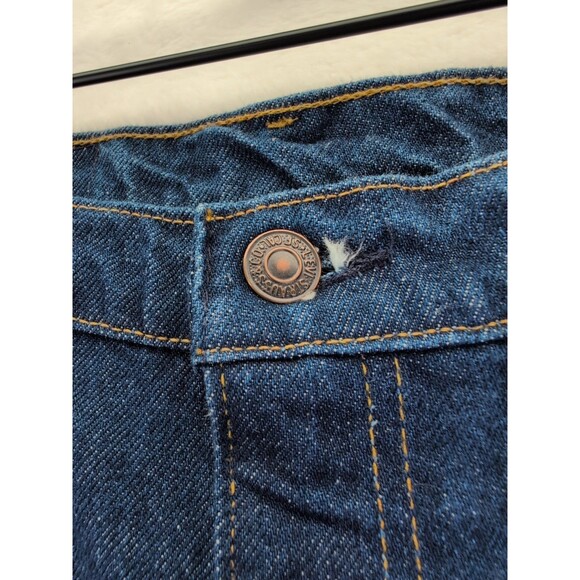 Vintage Levis 517 Bootcut Orange Tab Jeans Mens 38x30 90s Made In USA Cowboy - Picture 2 of 16